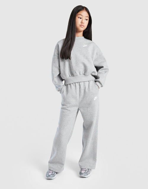 Girls' Club Fleece Crop Crew Sweatshirt Junior