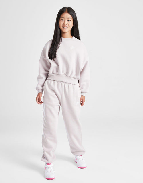 Club Fleece Crop Crew Sweatshirt Junior's