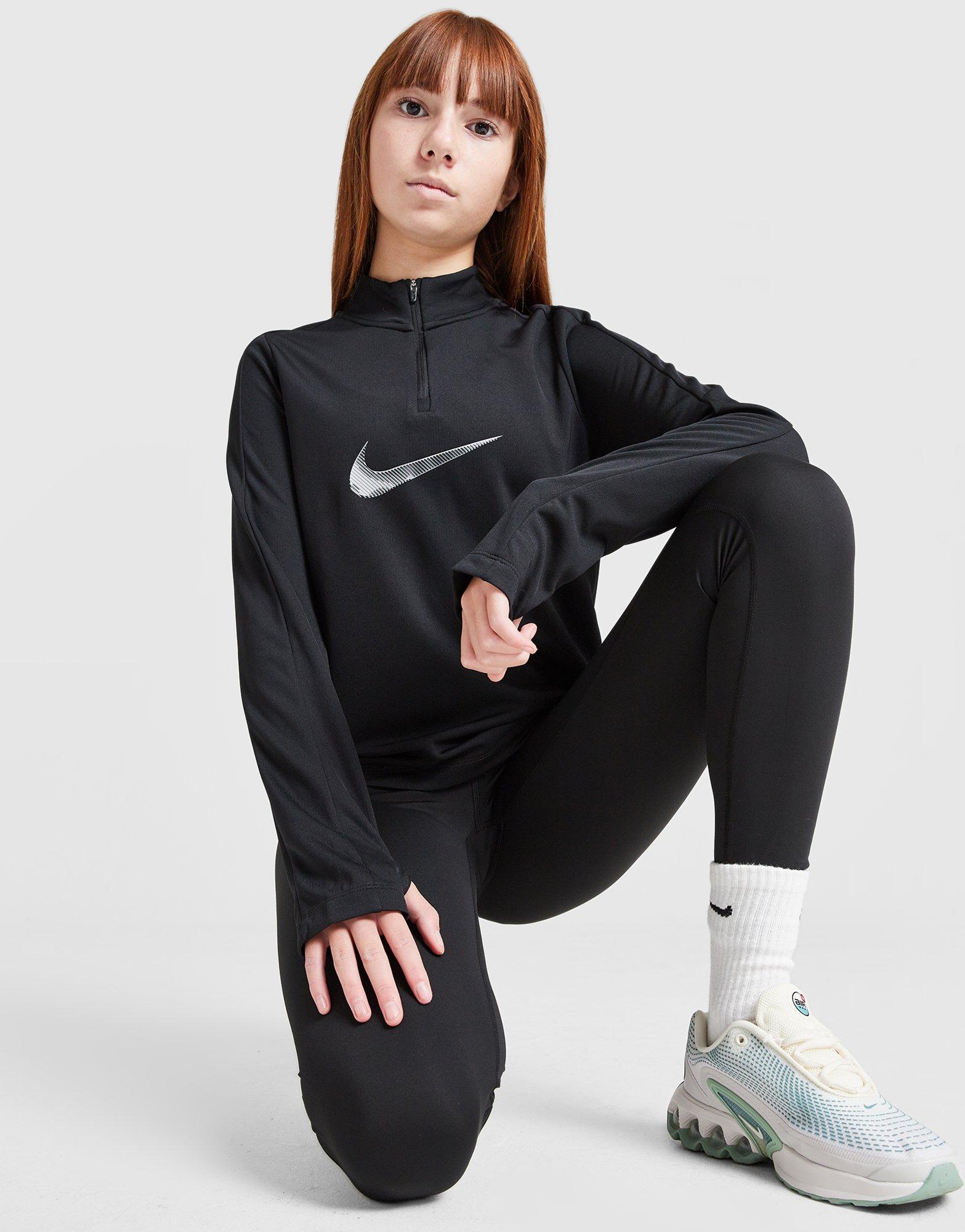 Girls' Swoosh 1/2 Zip Top Junior
