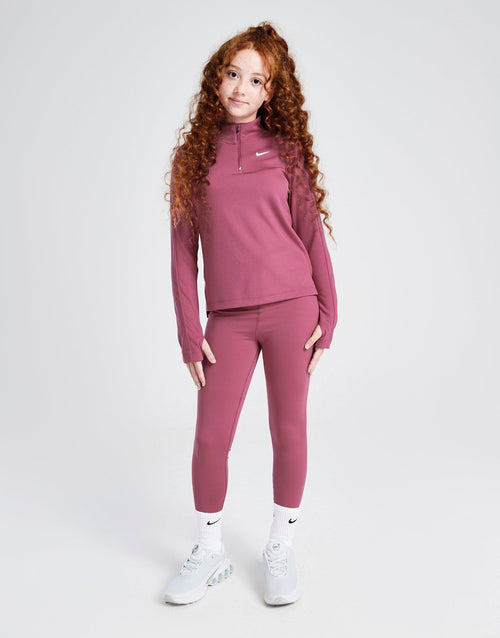 Girls' Dri-FIT Long Sleeve 1/2 Zip Top Junior