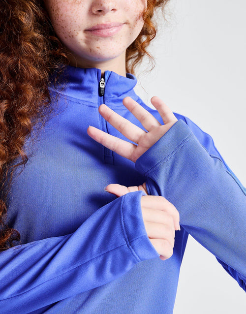 Dri-FIT Long Sleeve 1/2 Zip Top Junior's