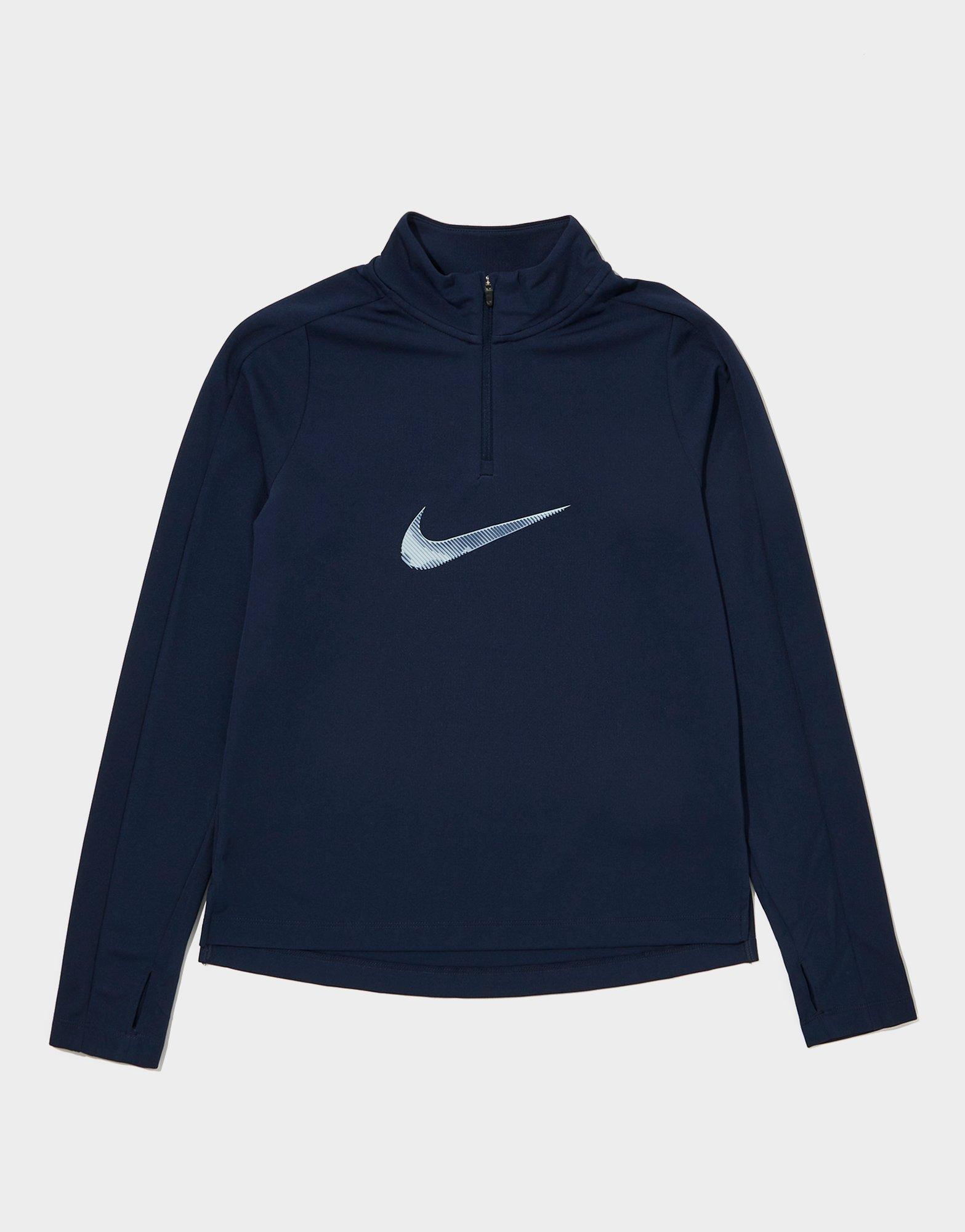 Girls' Swoosh 1/2 Zip Top Junior's