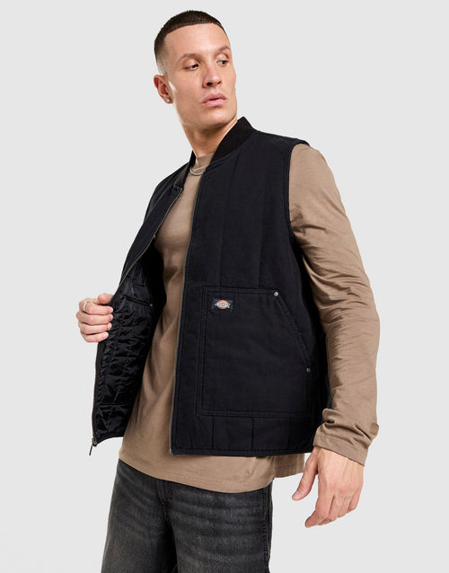 Quilted Full Zip Gilet