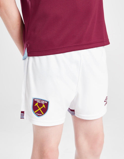 West Ham United FC 2025/26 Home Shorts Junior
