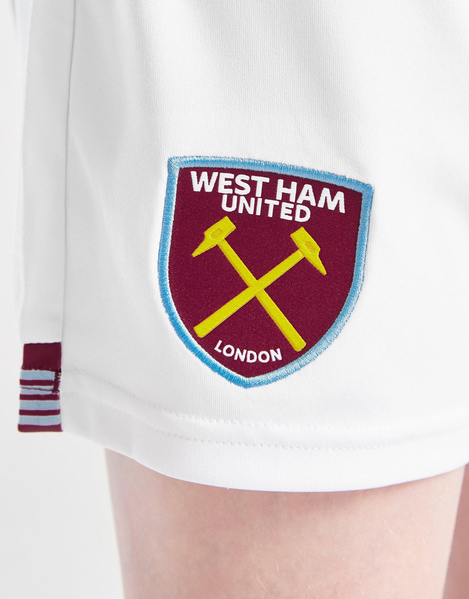 White Umbro West Ham United FC 2025/26 Home Shorts Junior - JD