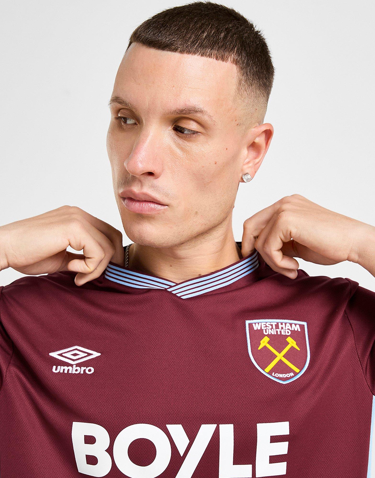 Red Umbro West Ham United FC 2025/26 Home Shirt - JD Sports Singapore