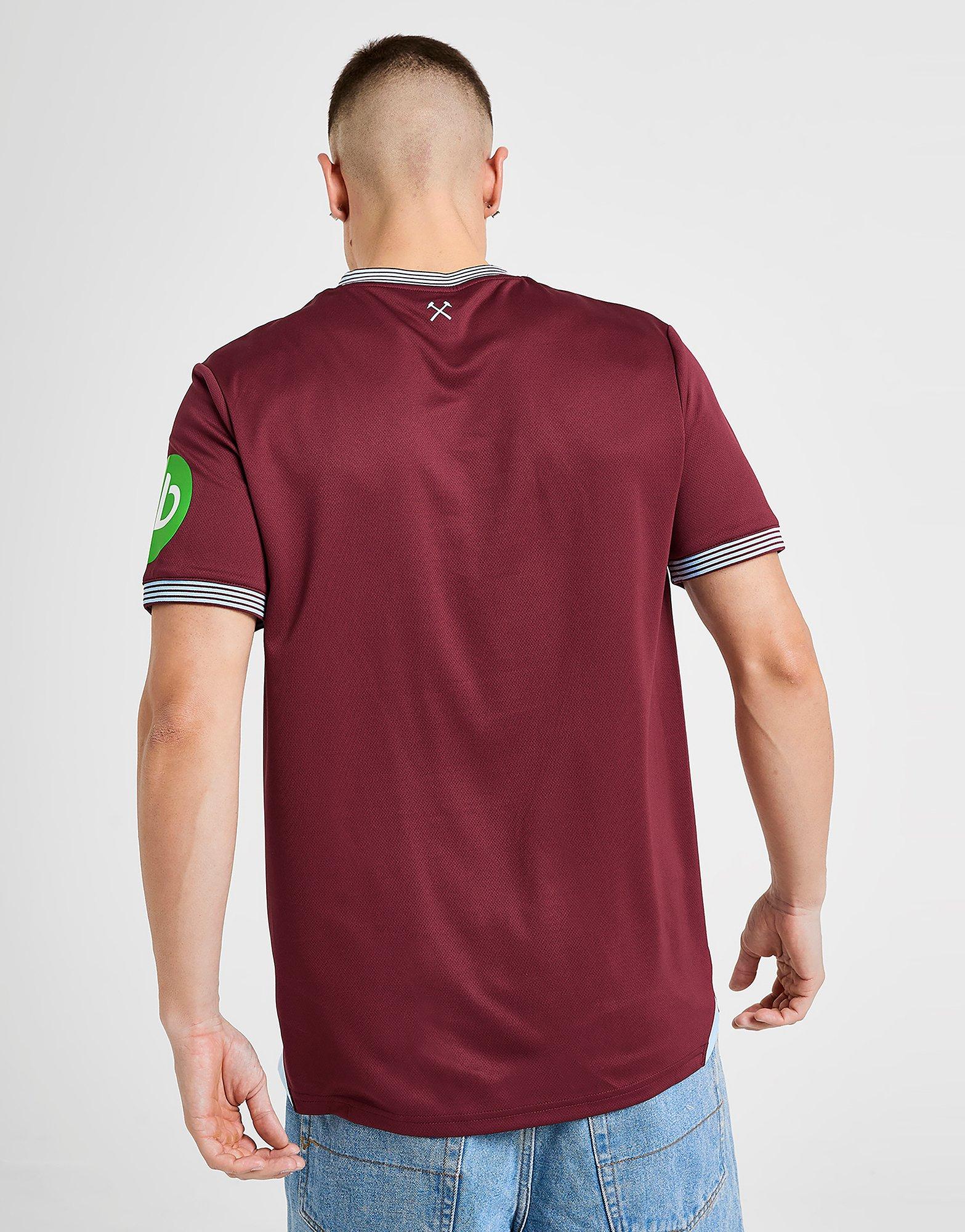 Red Umbro West Ham United FC 2025/26 Home Shirt - JD Sports Singapore