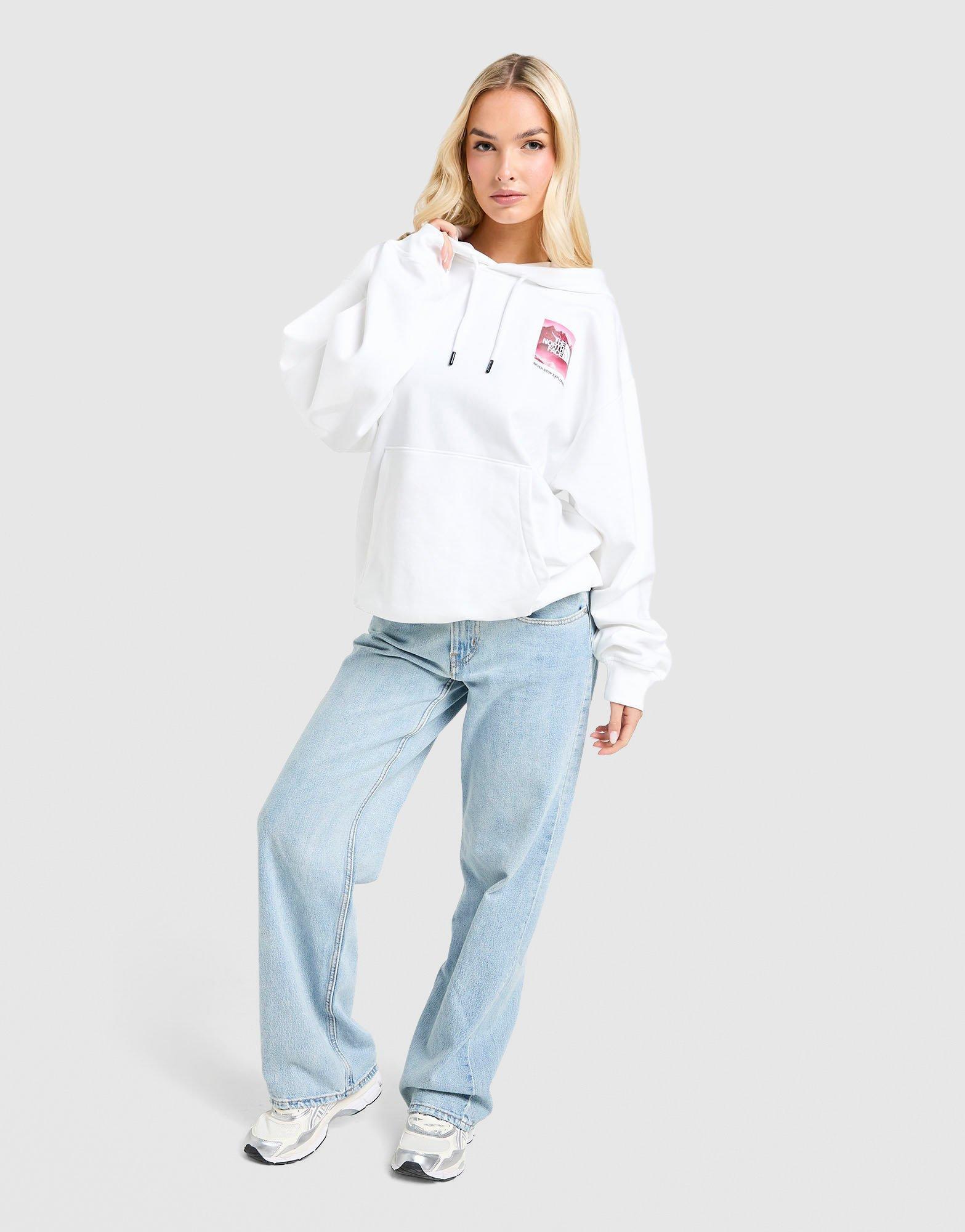 White The North Face Cloud Box Hoodie - JD Sports Singapore
