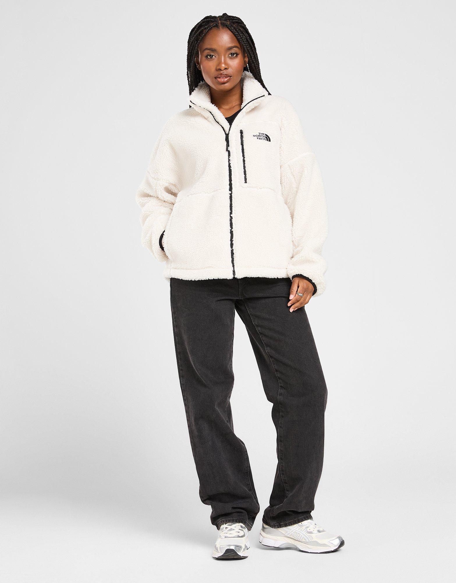 White The North Face Hangita High Pile Full Zip Fleece - JD Sports