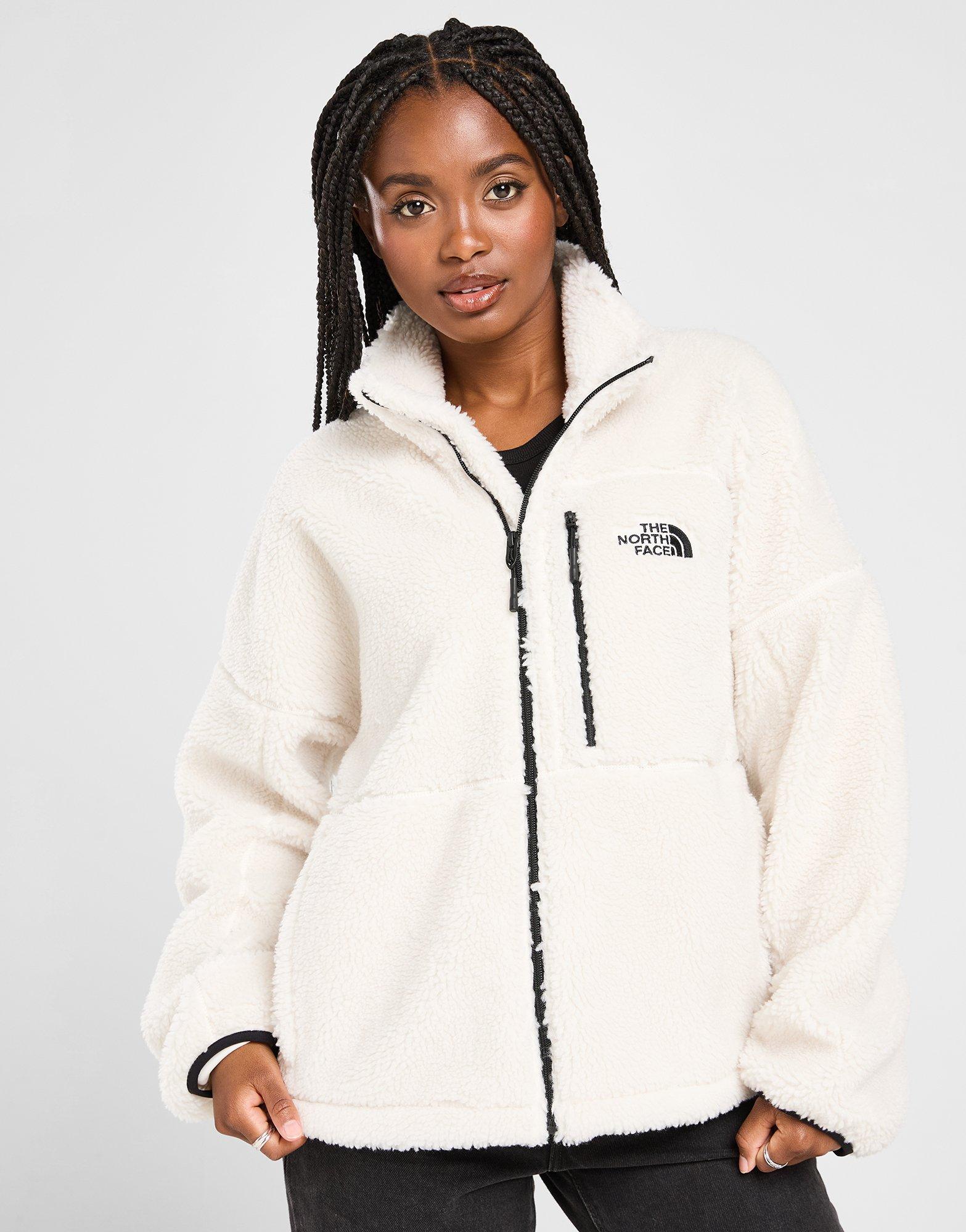 White The North Face Hangita High Pile Full Zip Fleece - JD Sports