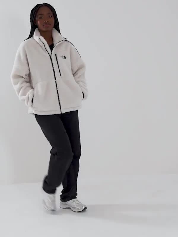 White The North Face Hangita High Pile Full Zip Fleece - JD Sports