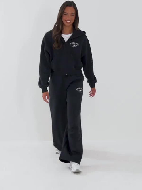 Athletics Cropped Full Zip Hoodie