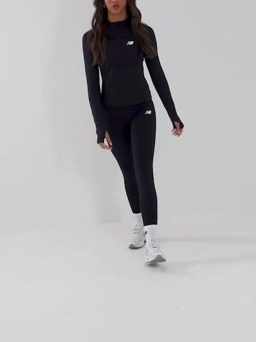 Logo 1/4 Zip Top