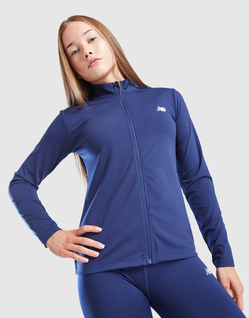 Girls' Fitness Full Zip Top Junior
