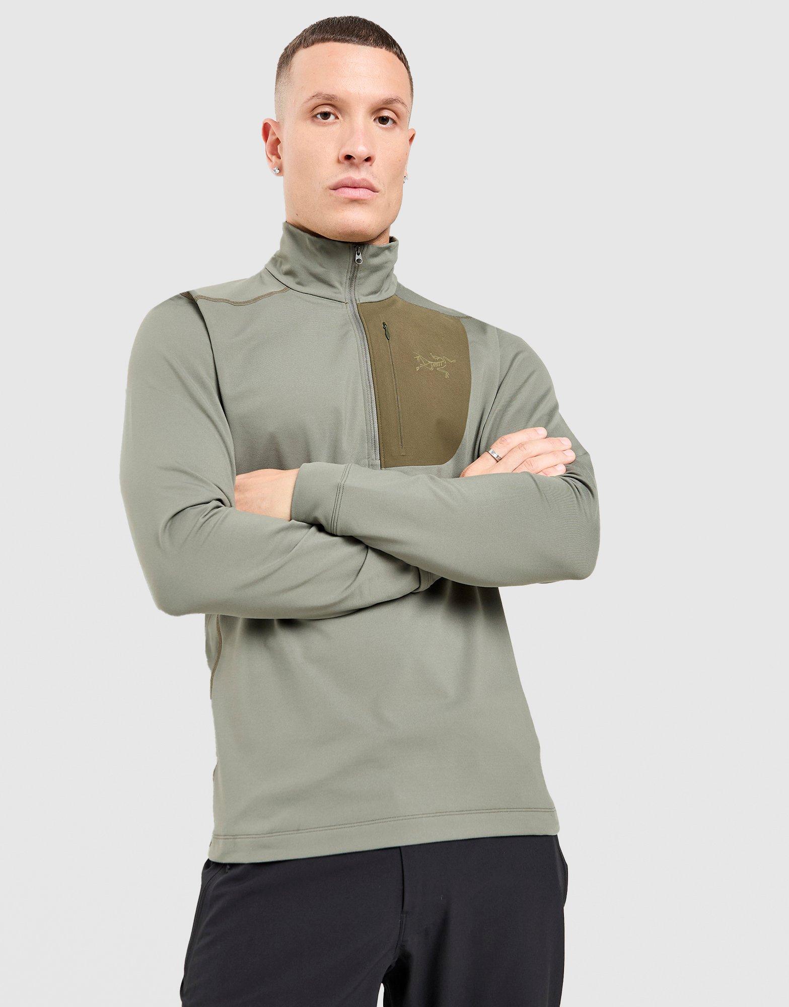 Green Arcteryx Rho LT Zip Neck - JD Sports Singapore