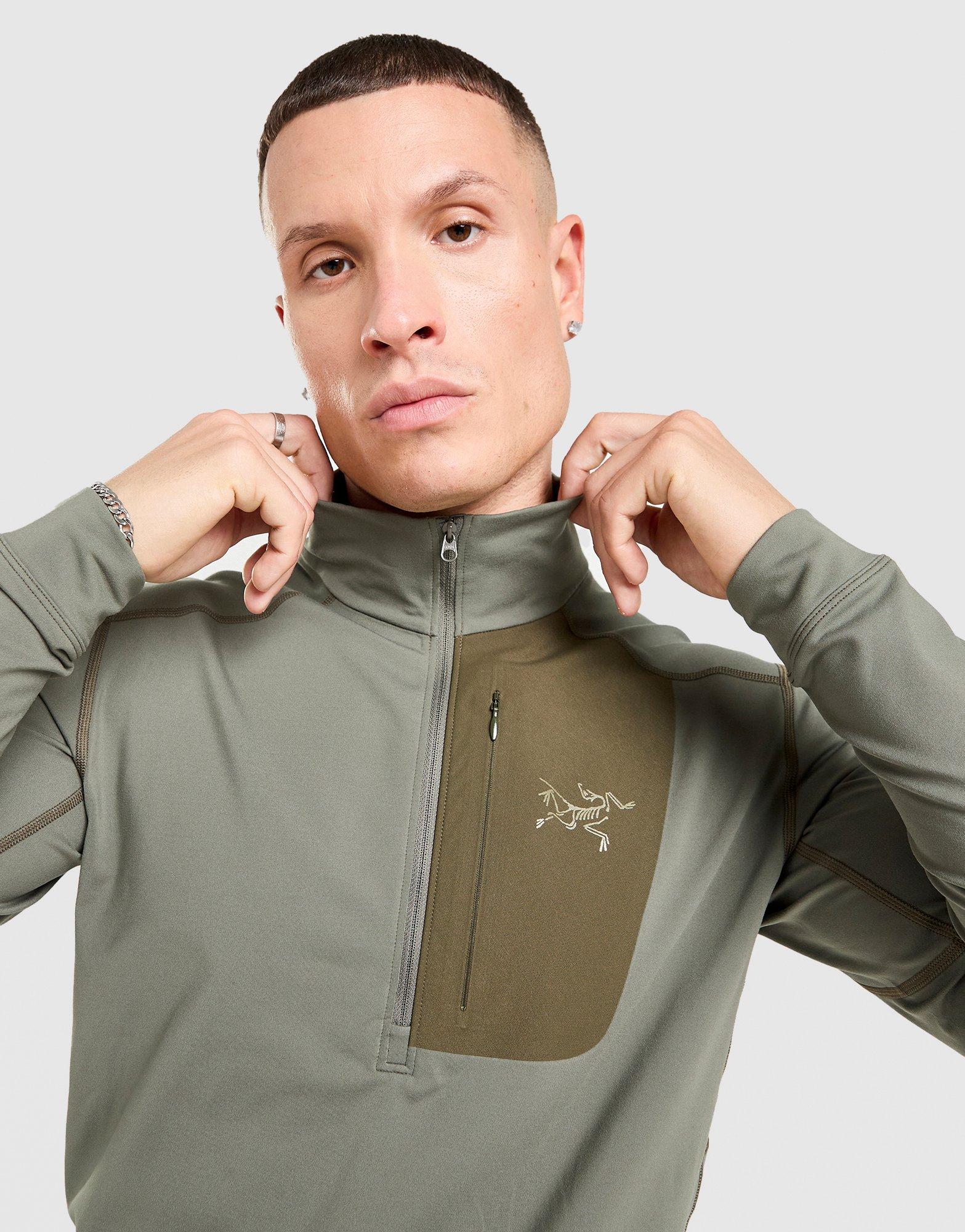 Green Arcteryx Rho LT Zip Neck - JD Sports Singapore