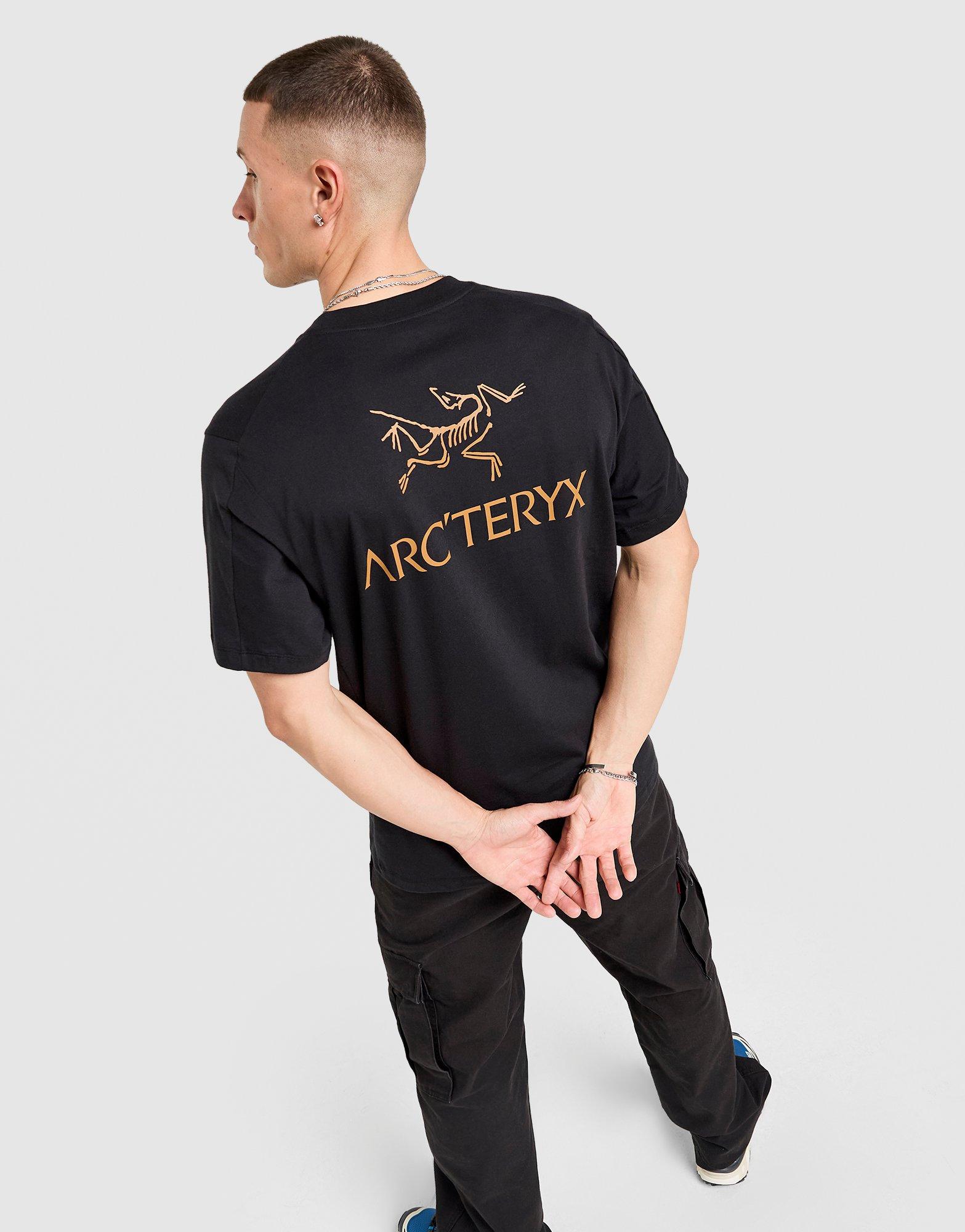 Black Arcteryx Kragg SL Cotton Bird Word Shirt SS - JD Sports