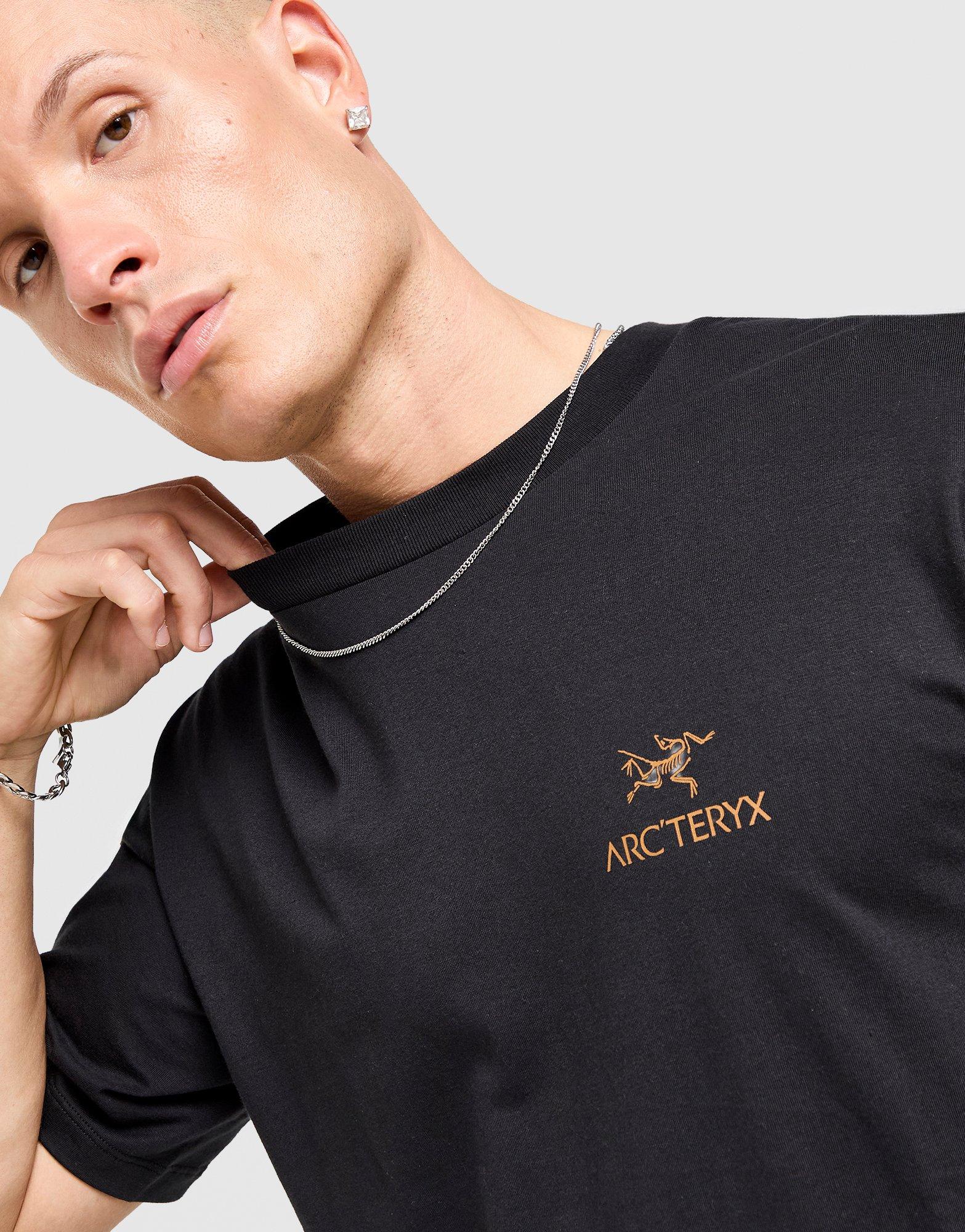 Black Arcteryx Kragg SL Cotton Bird Word Shirt SS - JD Sports
