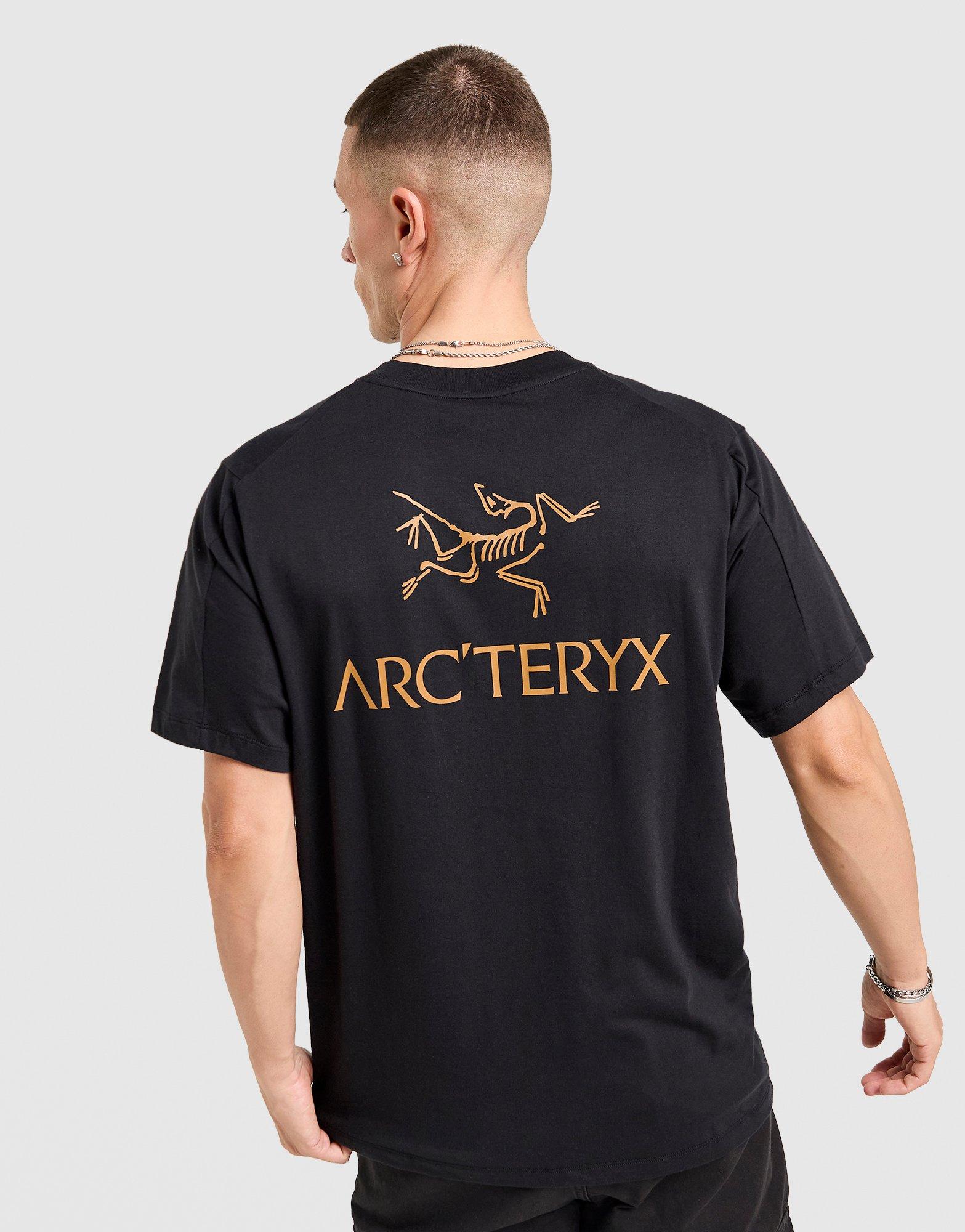 Black Arcteryx Kragg SL Cotton Bird Word Shirt SS - JD Sports