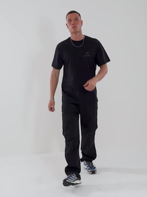 Black Arcteryx Kragg SL Cotton Bird Word Shirt SS - JD Sports