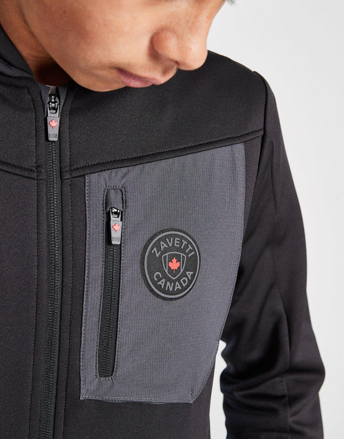 Saletto Full Zip Poly Hoodie Junior's