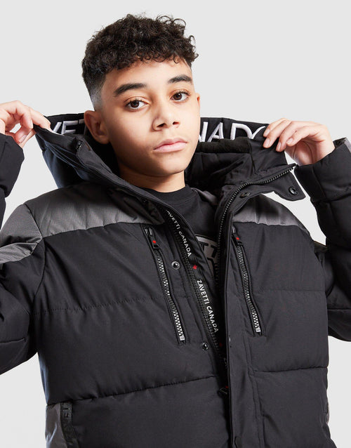 Raffino Colour Block Parka Jacket Junior's