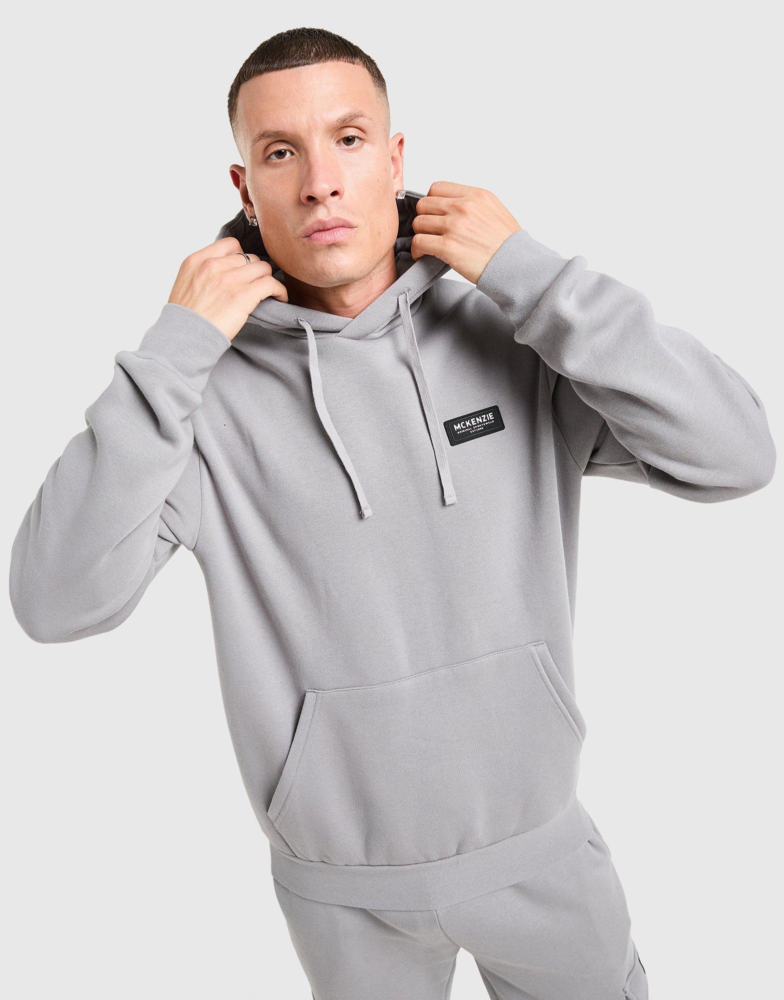 Grey Mckenzie Rocco Cargo Overhead Hoodie - JD Sports Singapore