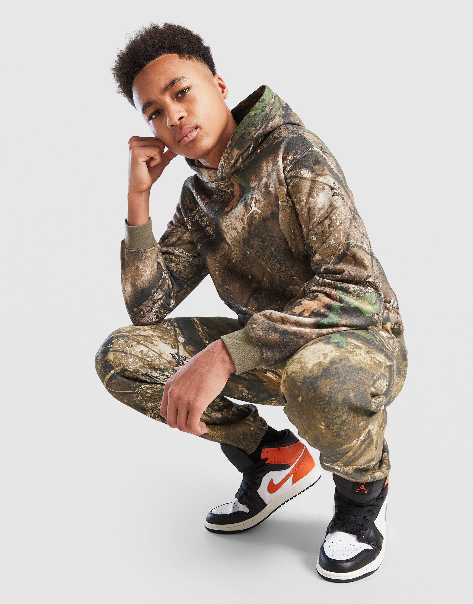 jordan camo jumper