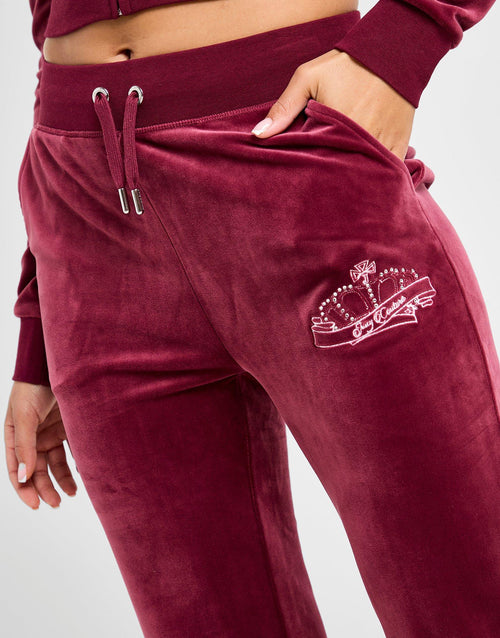 Crown Velour Track Pants