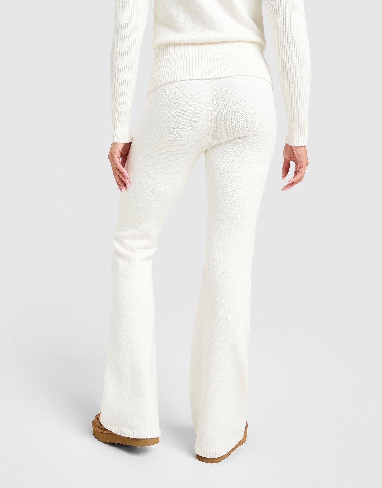 White Juicy Couture Knit Fold-Over Pants - JD Sports Singapore