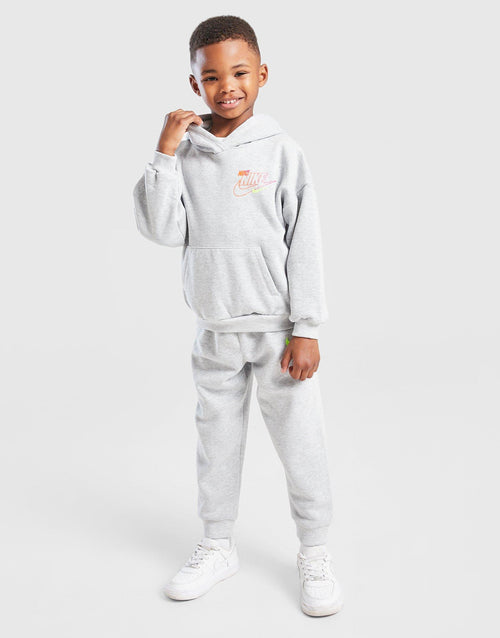 Glow Repeat Swoosh Hooded Tracksuit Children