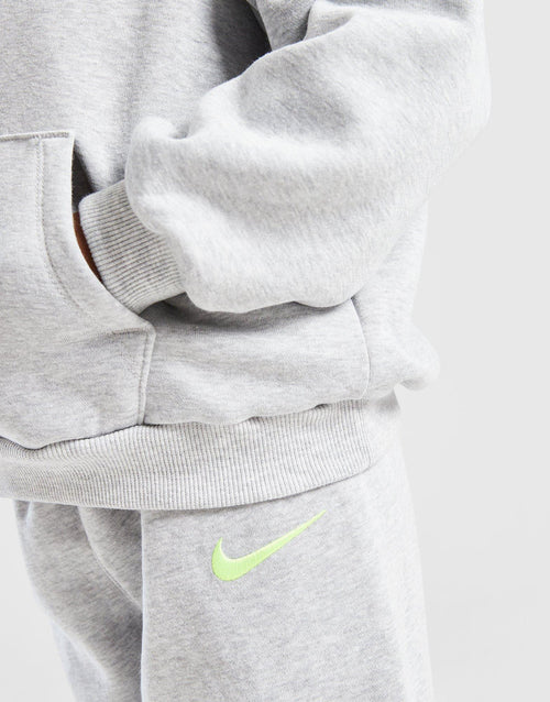 Glow Repeat Swoosh Hooded Tracksuit Children