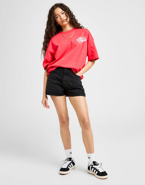 High-Rise Mom Shorts