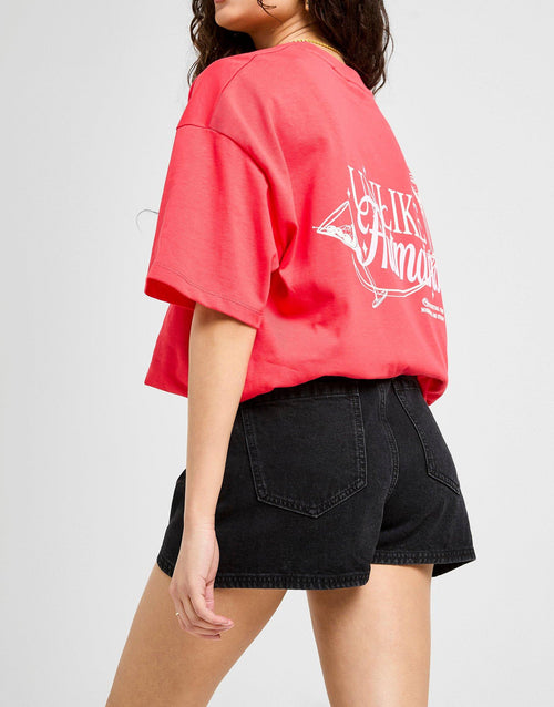 High-Rise Mom Shorts