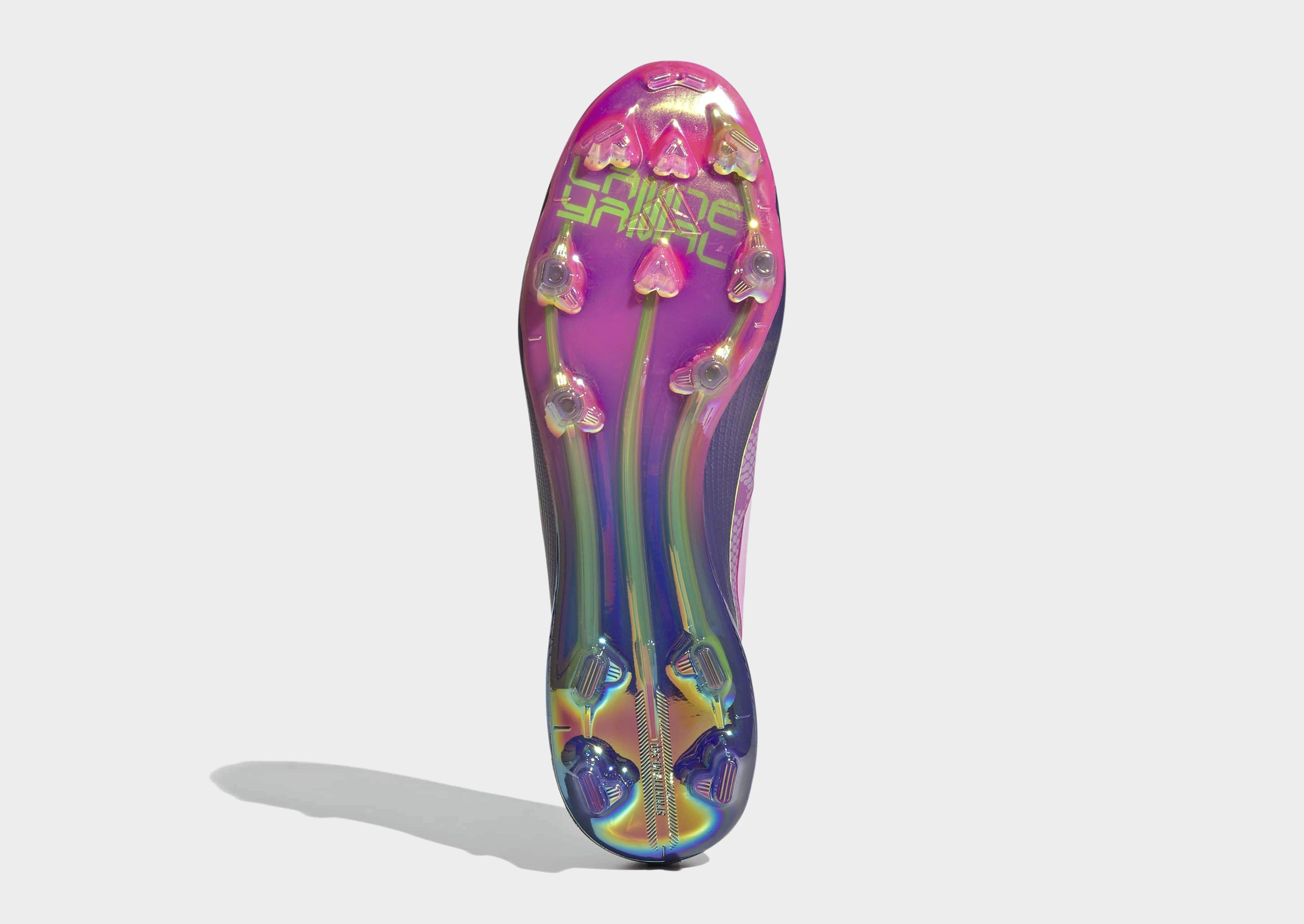Purple adidas F50 Elite Laceless Lamine Yamal FG - JD Sports Singapore