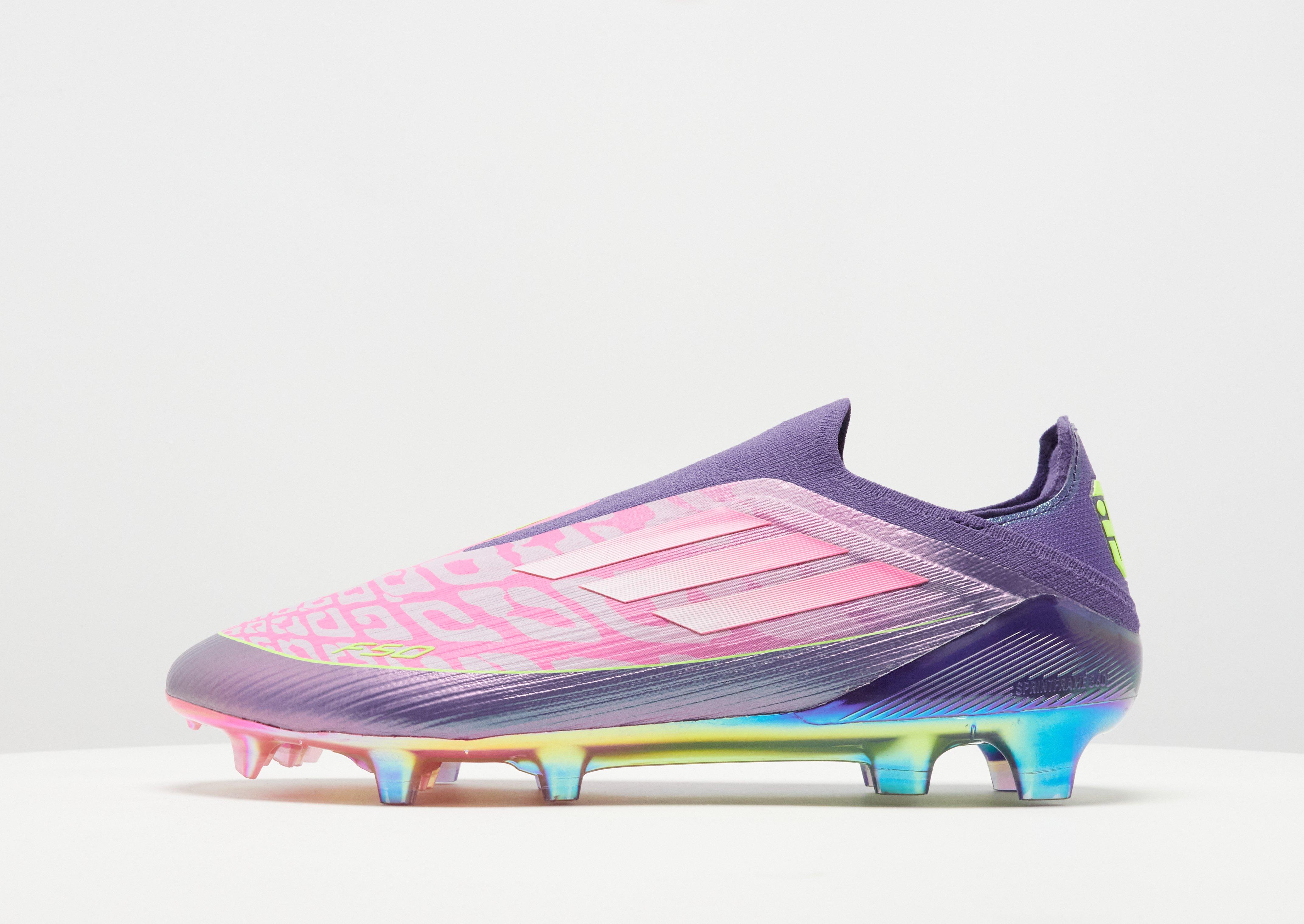 Purple adidas F50 Elite Laceless Lamine Yamal FG - JD Sports Singapore