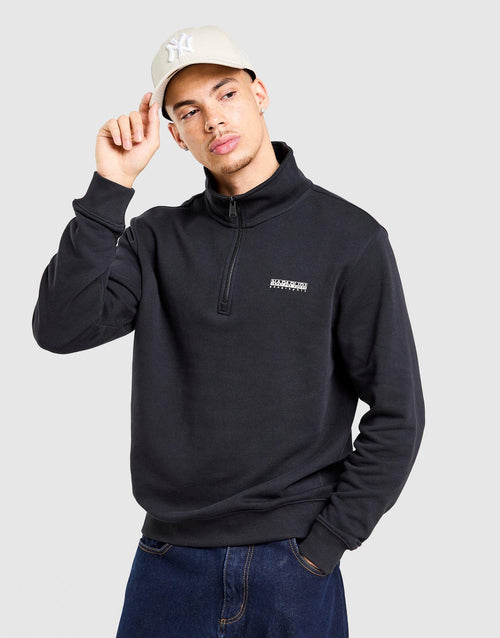 Left Chest Terry 1/2 Zip Sweatshirt