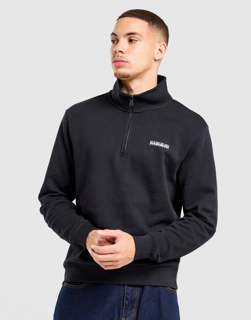 Left Chest Terry 1/2 Zip Sweatshirt