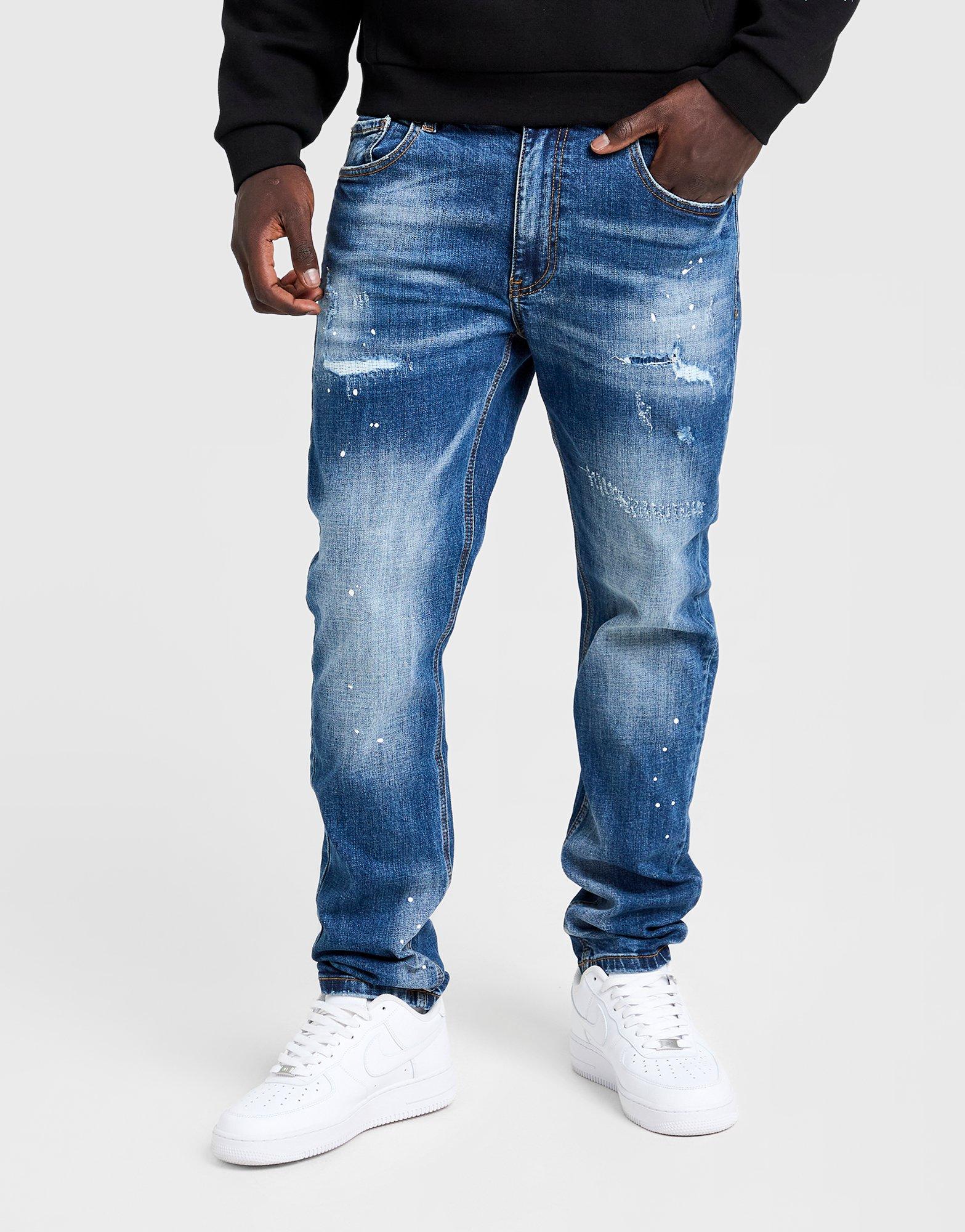 Blot Slim Ripped Jeans