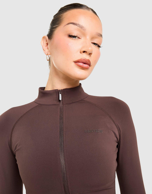 Full Zip Fit Top