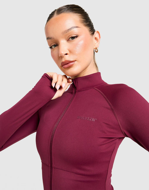Full Zip Fit Top