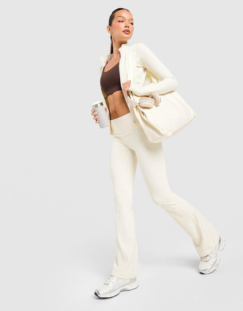 Foldover Flare Leggings