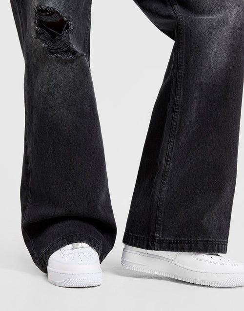 Spark Applique Wide Leg Jeans