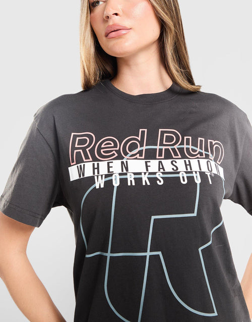 Outer Space Oversized Graphic T-Shirt