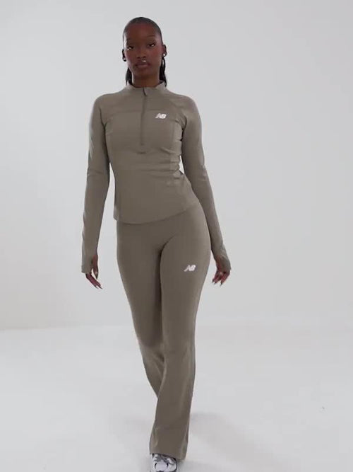 Logo 1/4 Zip Top