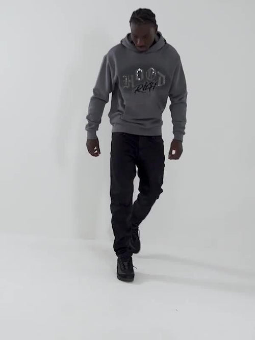 Ironchrome All Over Print Denim Jeans