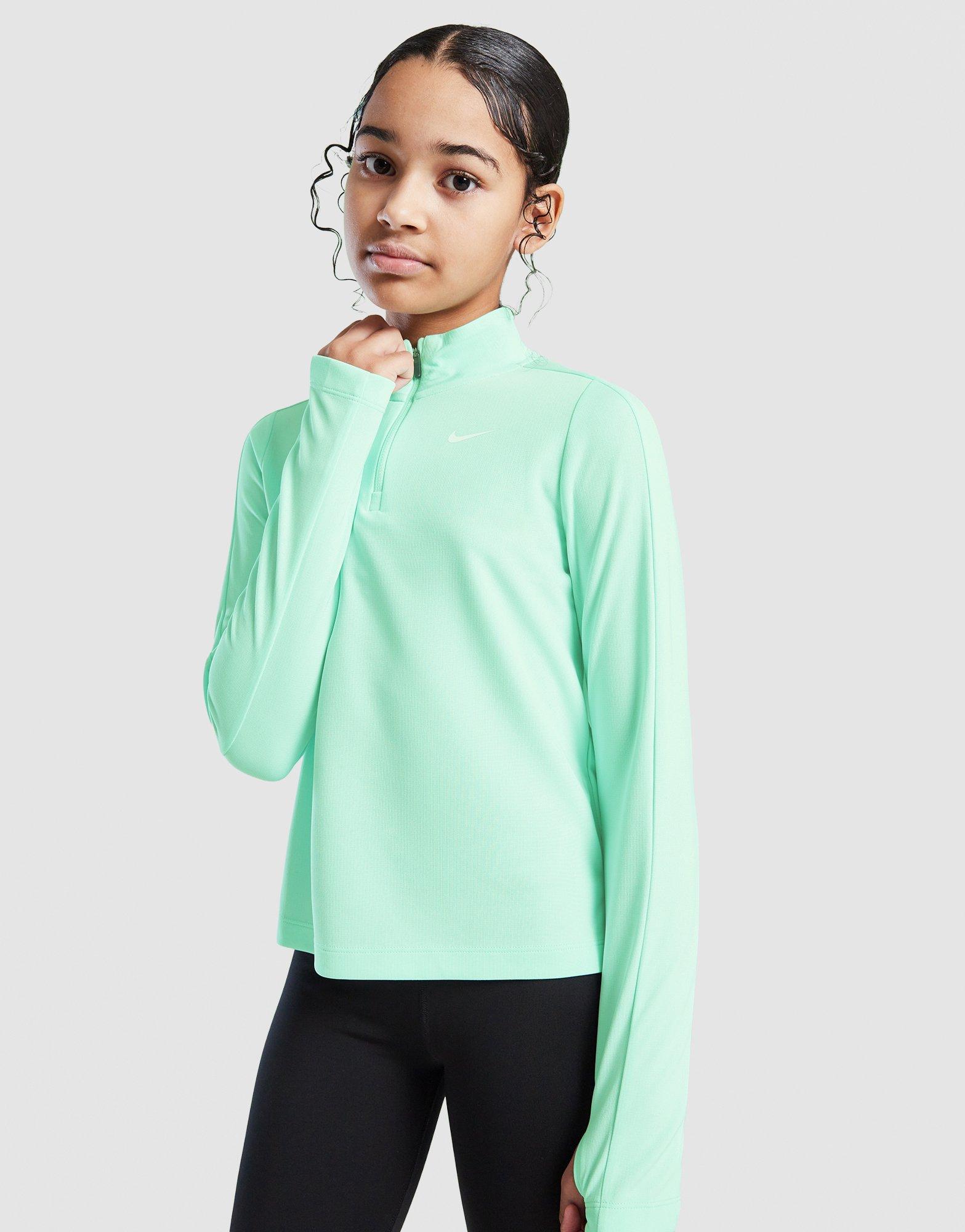 Girls' Long Sleeve 1/2 Zip Top Junior