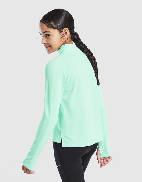 Girls' Long Sleeve 1/2 Zip Top Junior