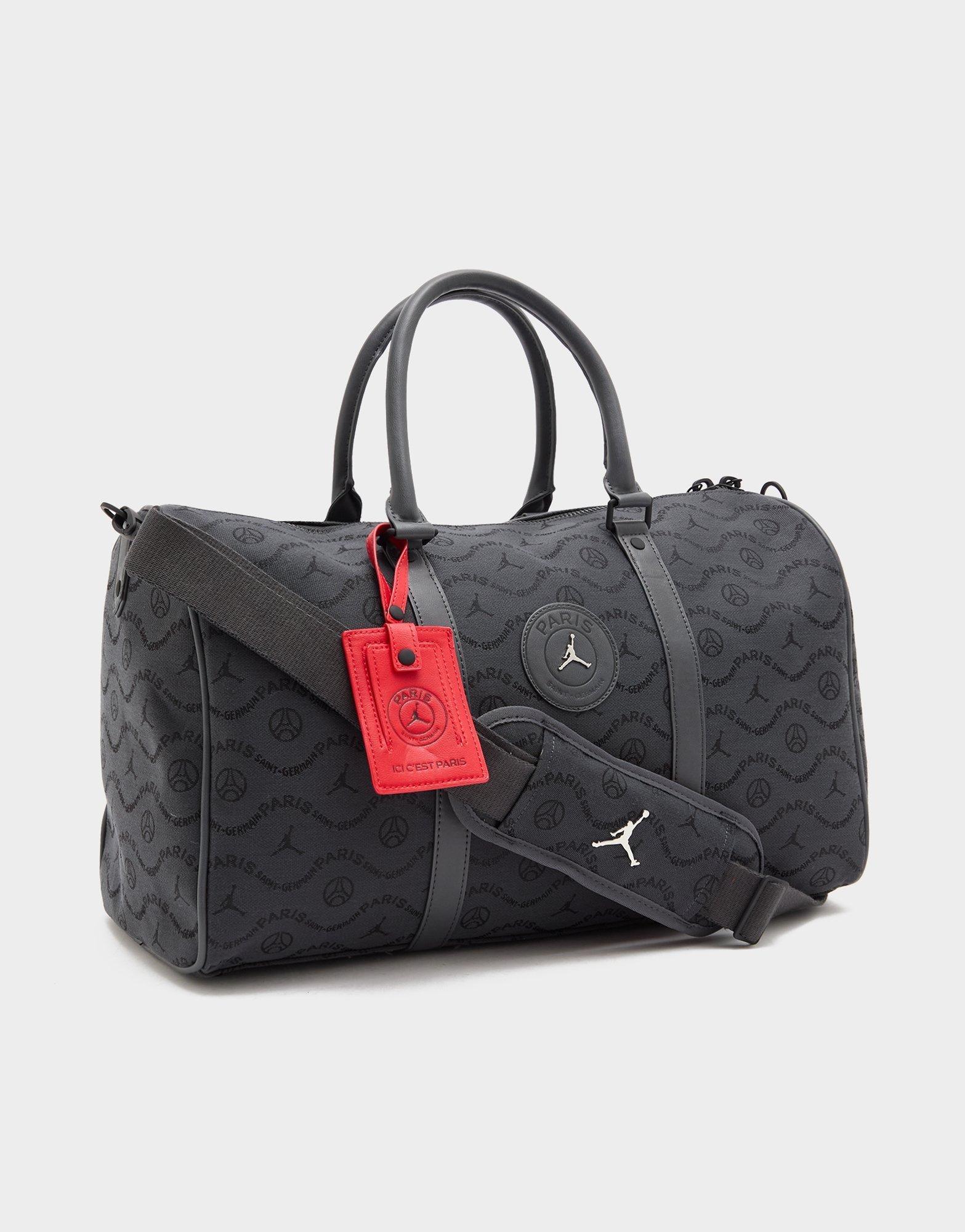 Black Jordan Paris Saint Germain Mono Duffle Bag - JD Sports Singapore
