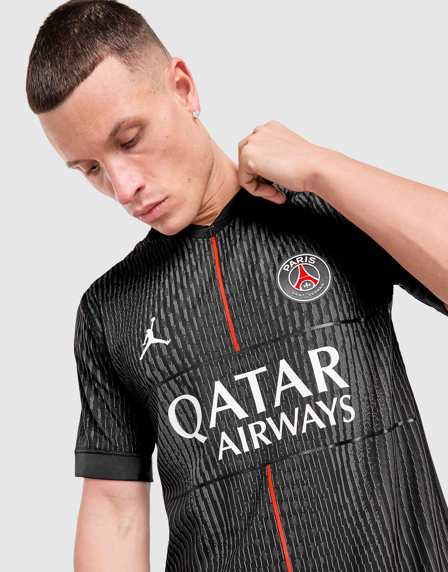 Black Jordan Paris Saint Germain 2025/26 Match Fourth Shirt - JD